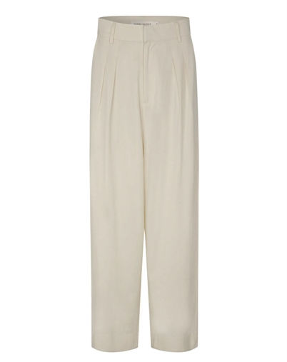 Rabens Saloner - Anje Aviator Pleat Suit Hose - Ivory